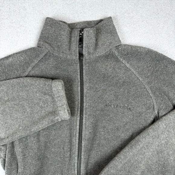 Columbia Benton Springs Full Zip Fleece Jacket Gray Women's Size Large - Picture 1 of 7